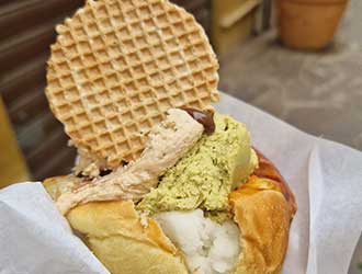 Potovanje po Siciliji – la dolce vita 246 Gelato con brioche